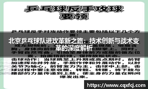 北京乒乓球队进攻革新之路：技术创新与战术变革的深度解析